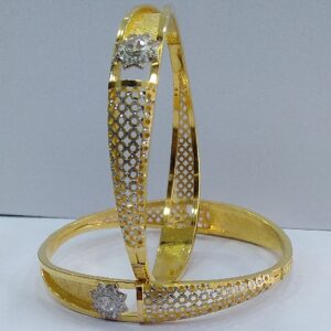 22KT/ 916 Gold fancy wedding 2-in-1 Design Cooper kadli for ladies