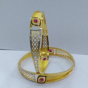 22KT/ 916 Gold fancy 2-in-1 Design Cooper Kadli for ladies