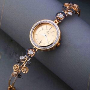 18KT Rose gold fancy special occasional watch for ladies