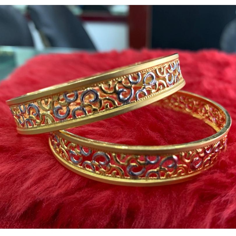 22KT/ 916 Gold Fancy Special occasional Cooper Kadli For Ladies - Image 4