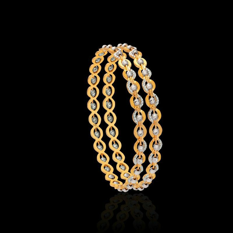 22KT/ 916 Gold fancy festival ethics bangle for ladies
