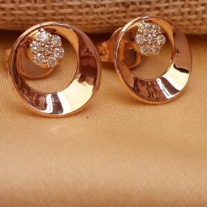 18KT Rose Gold fancy casual ware earrings for ladies BTG1050