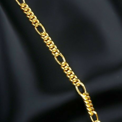 22KT / 916 Gold plain daily ware chain For men CHG1015 - Image 2