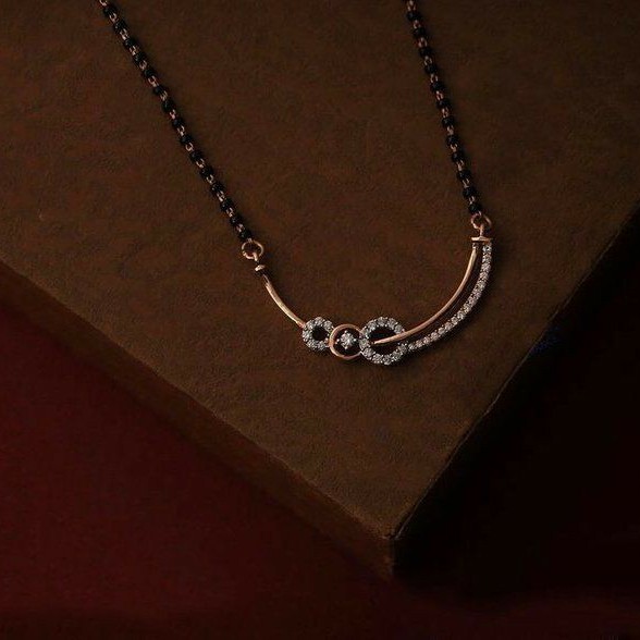 18 KT Rose Gold fancy casual ware mangalsutra for ladies MSG1013