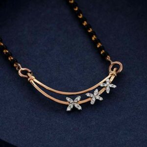 18 KT Rose gold fancy casual ware mangalsutra for ladies MSG 1010