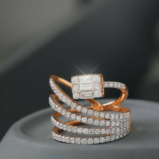 18KT Rose Gold special occasions ring for ladies LRG1007