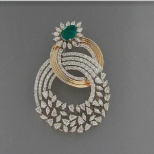 18KT Diamond Pendant special occasion for Ladies LRG1001
