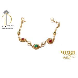 916 Gold Antique Paul Bracelet special Occasion For Ladies LBG0080