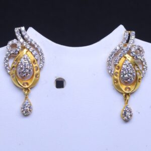 22KT / 916 Gold Traditional Occasions CZ Earring for women BTG0372