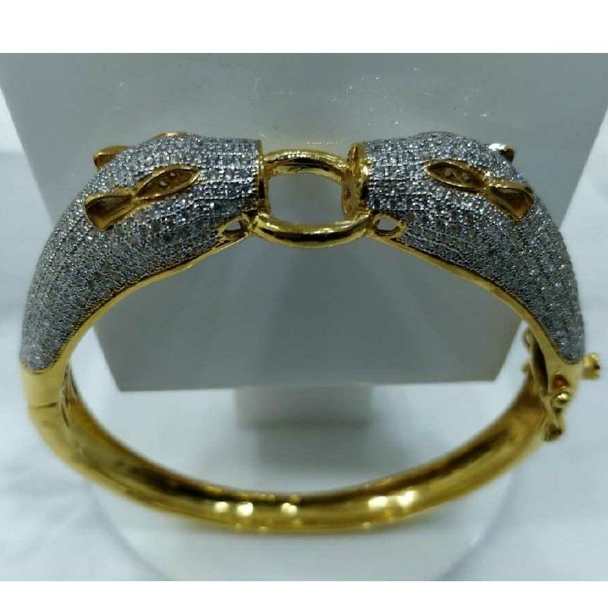 22K/916 Gold Designer Casting Kada