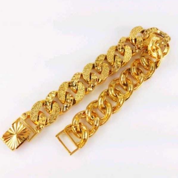 22K/916 Gold Fancy Casting Bracelet