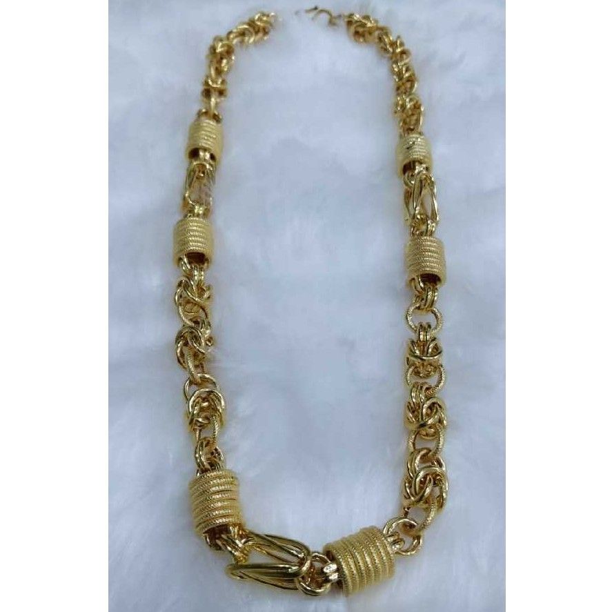 22K/916 Gold Fancy Hollow Chain