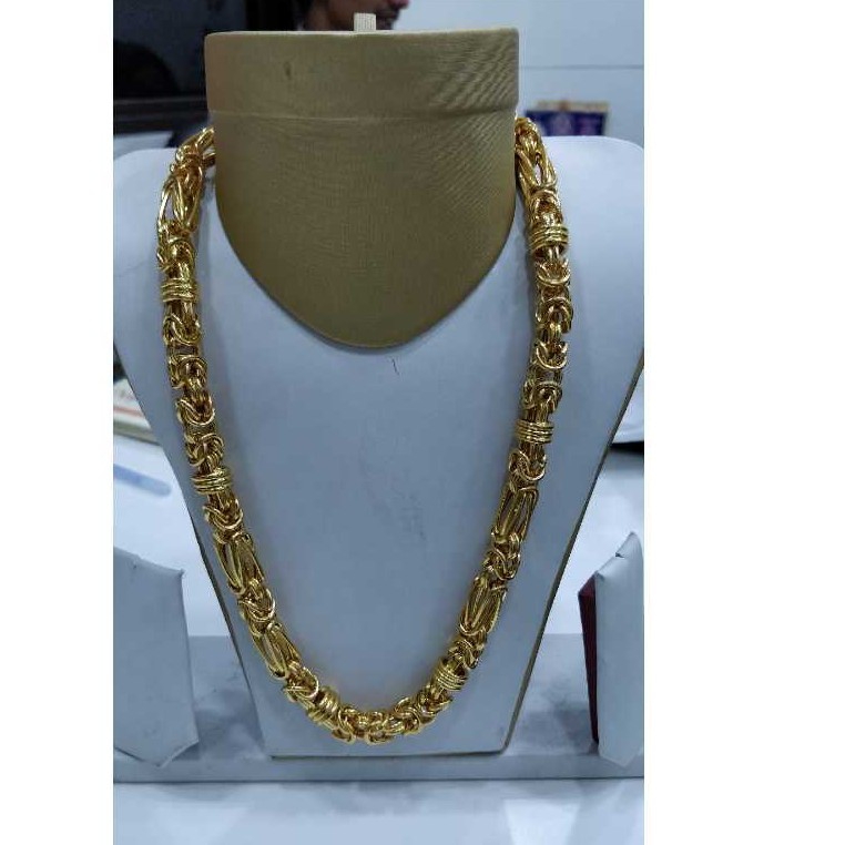 22KT Gold Gents Indo Italian Fancy Hollow Chain