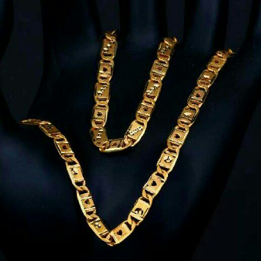 22KT Stylish  Gold Gents Chains