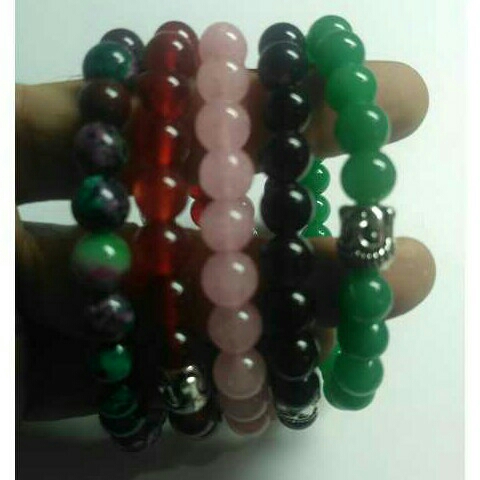 Ametyst Round Shaped Fancy Bracelet Pieces