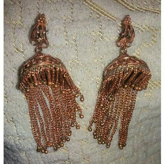 Copper Ladies Fancy Jhumka Earring