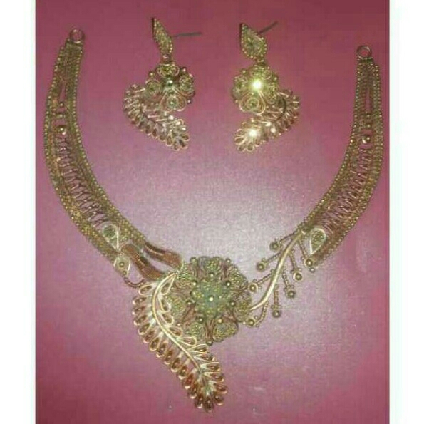 Copper Fancy Necklace Set
