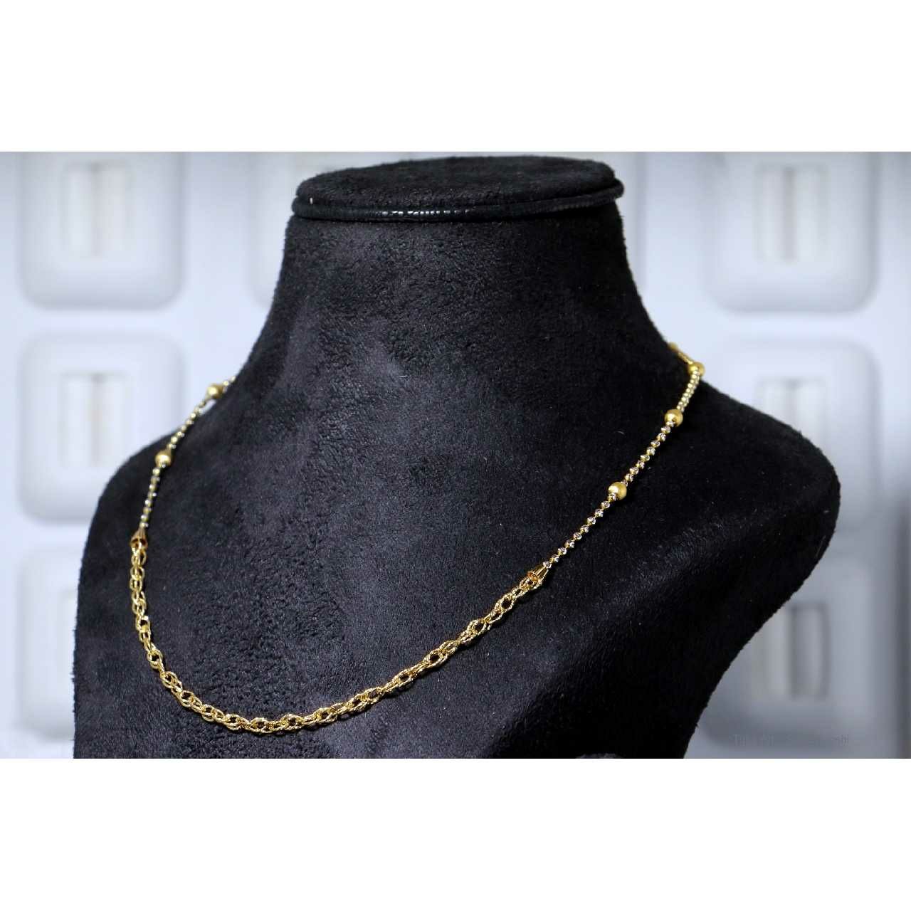 22KT Yellow Gold Ladies Italian Attractive Modern Mala