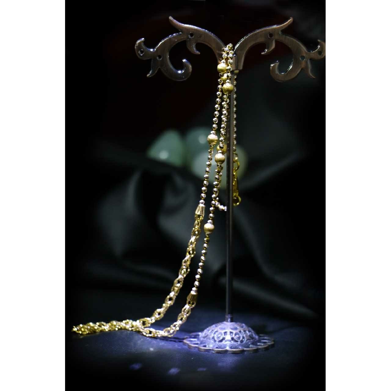 22KT Gold Ladies Italian Modern Mala