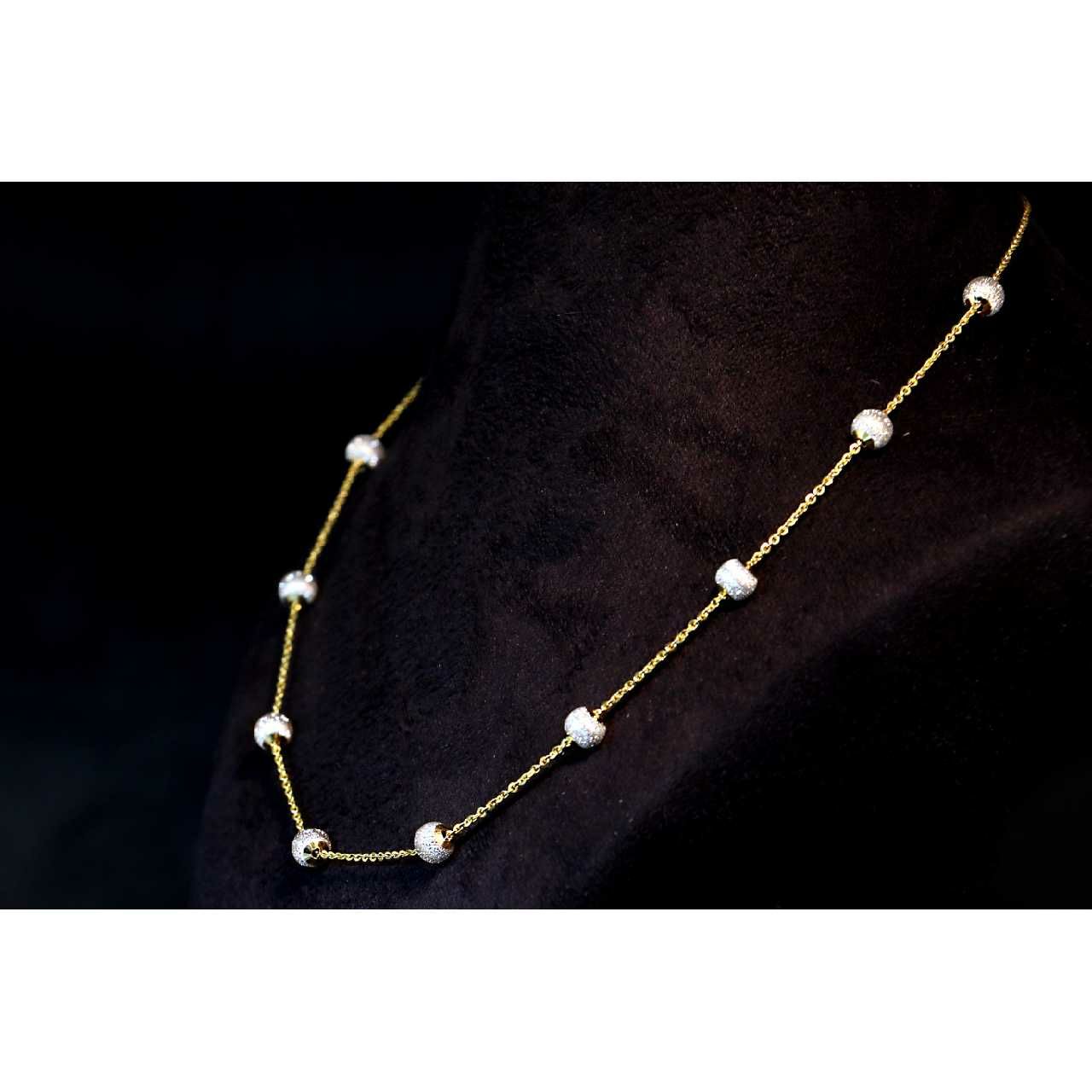 22K Gold Italian Modern Designer Mala