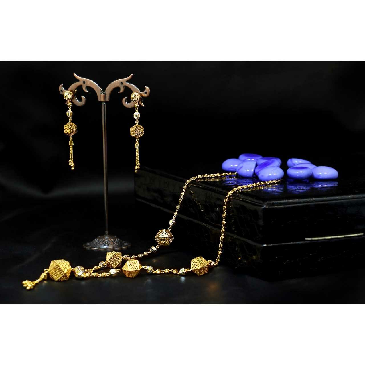 22K / 916 Gold Indo Italian Necklace Set