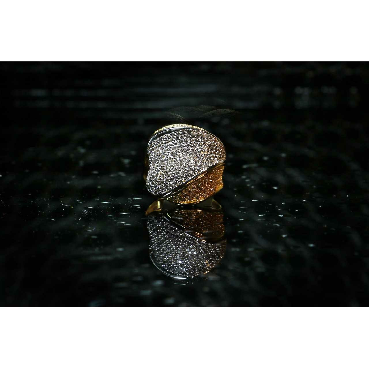 22K / 916 Gold Ladies Diamond Casting Ring