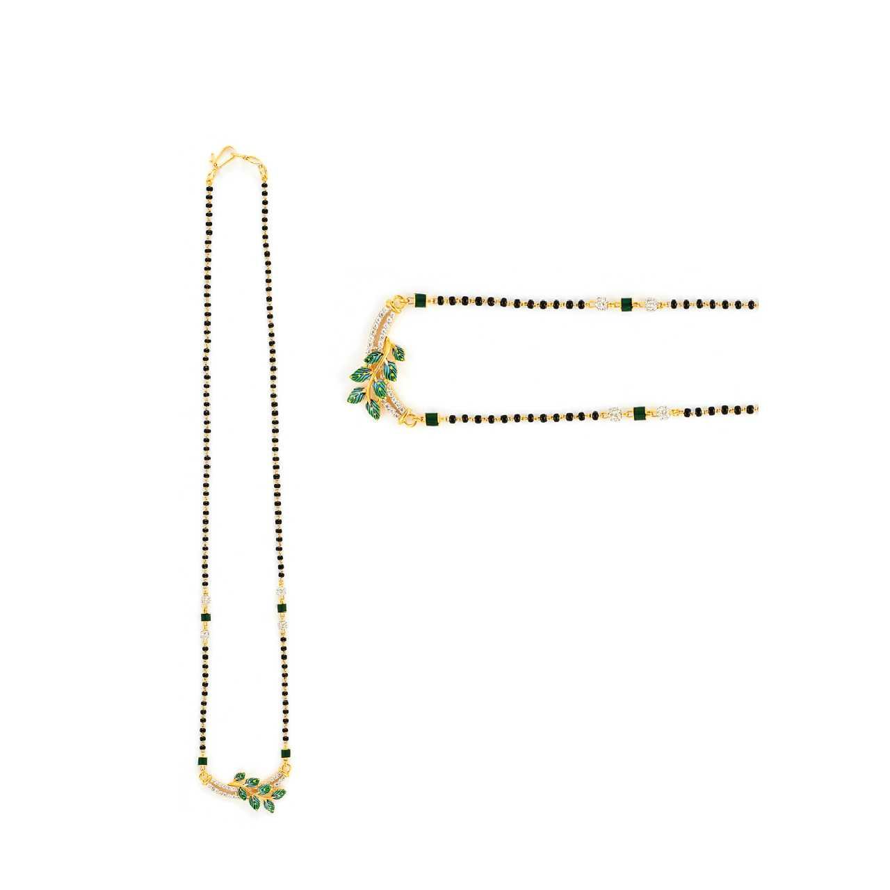 916 Yellow Gold Ladies Indian Light Weight Fashionable Mangalsutra