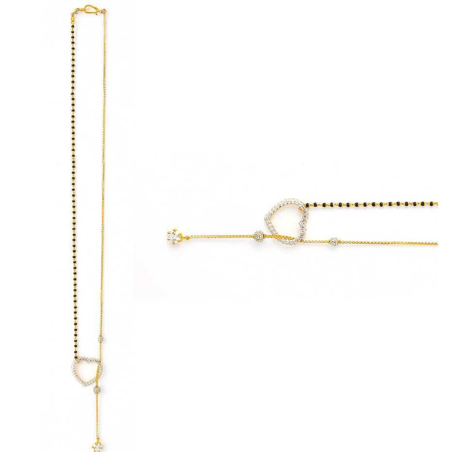 22K Gold Light Weight Indian Mangalsutra
