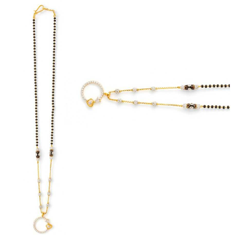 22K / 916 Gold Indian Light Weight Fancy Mangalsutra