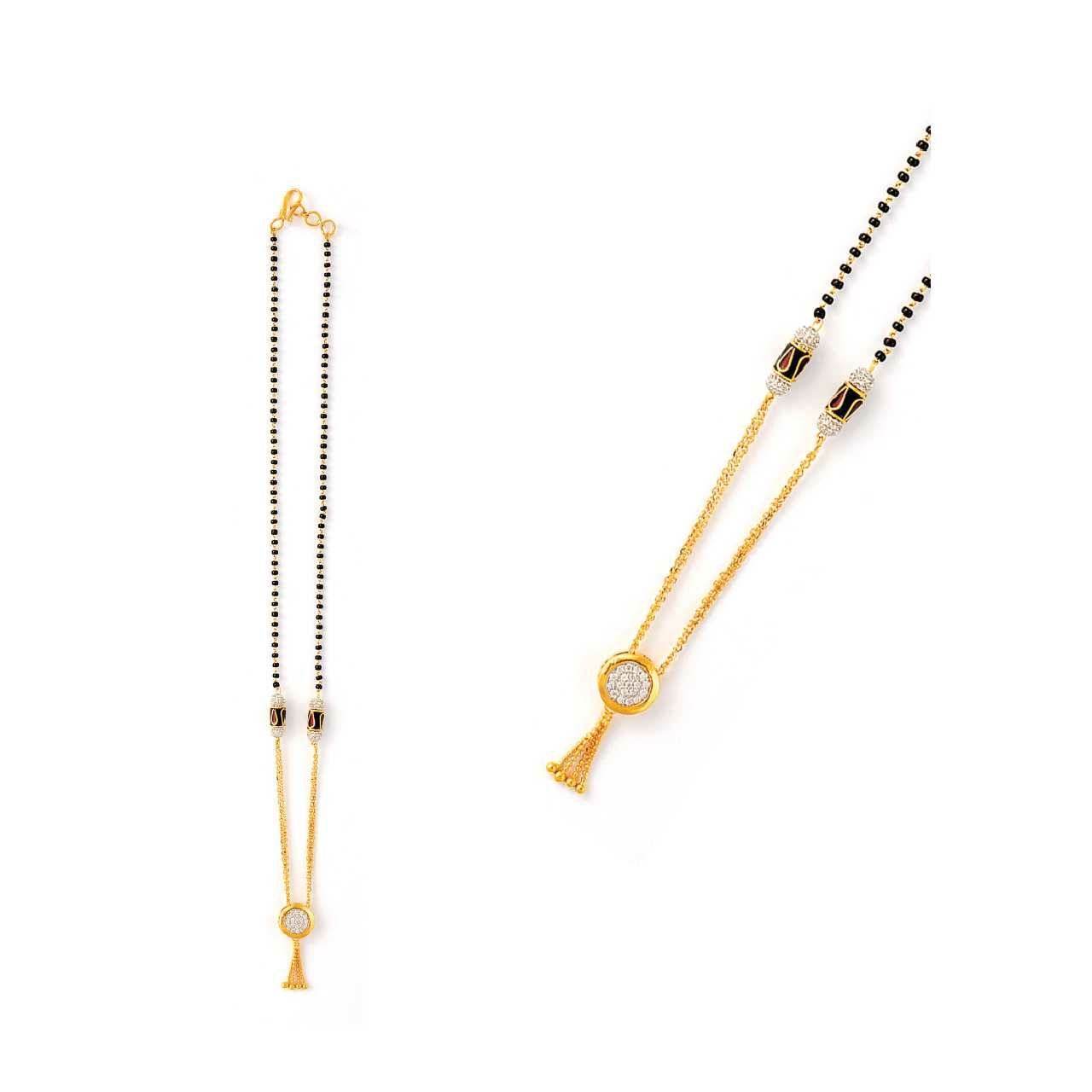 916 Light Weight Gold Indian Attractive Mangalsutra