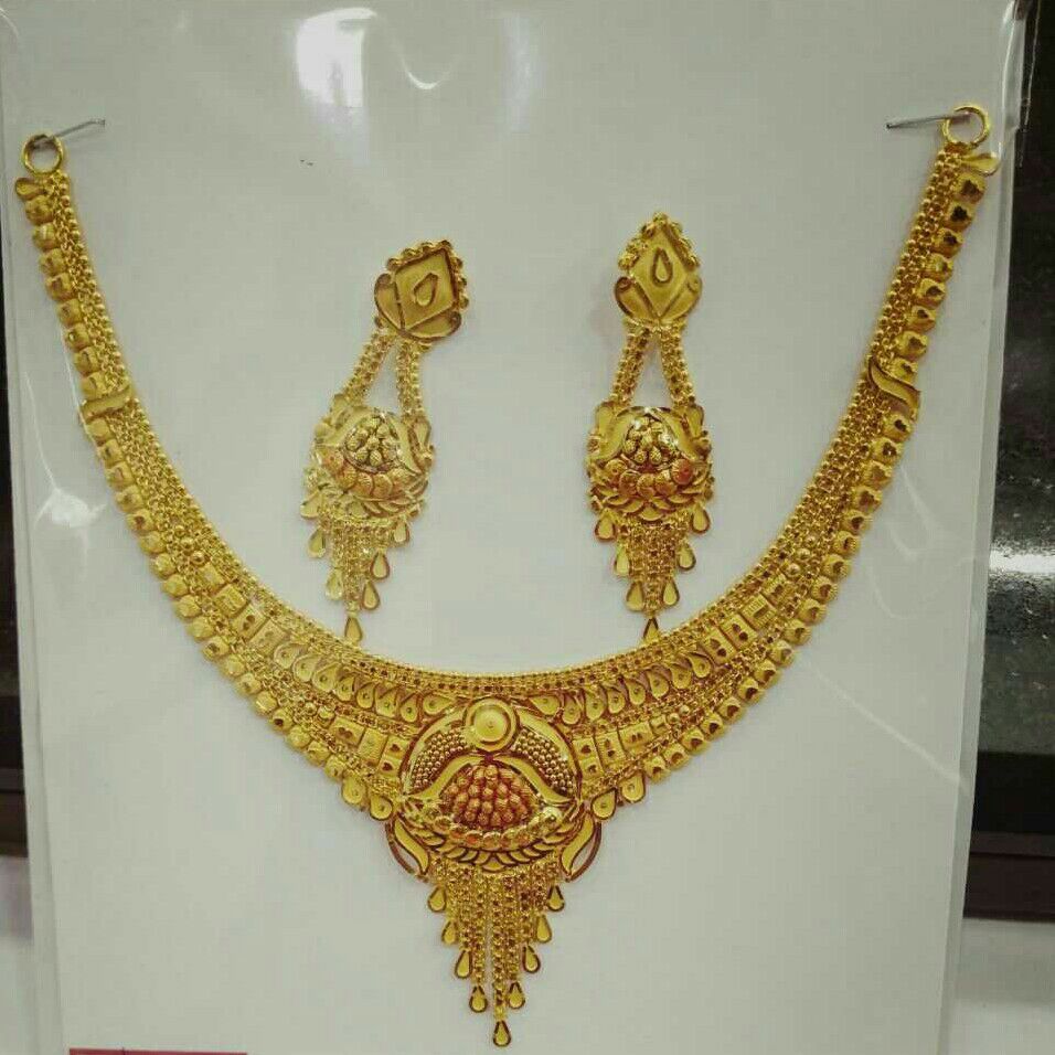 22K / 916 Gold Designer Necklace Set
