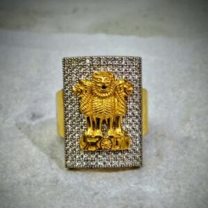 916 Gold Fancy Gent's Ring