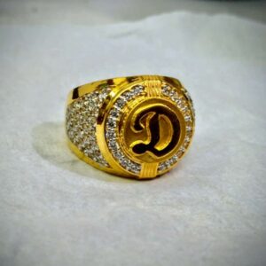 916 Gold Fancy Gent's Ring