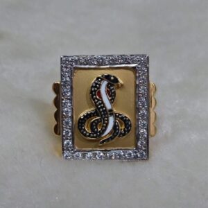 916 Gold Fancy Gent's Goga Maharaj Ring