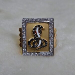 916 Gold Fancy Gent's Goga Maharaj Ring