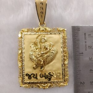 916 Gold Fancy Gent's Bahuchar Maa Pendants