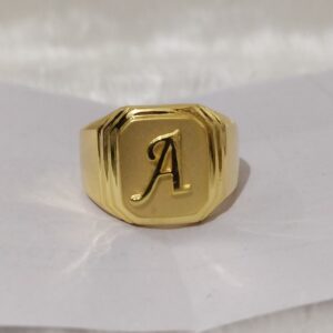 916 Gold Fancy Gent's Ring