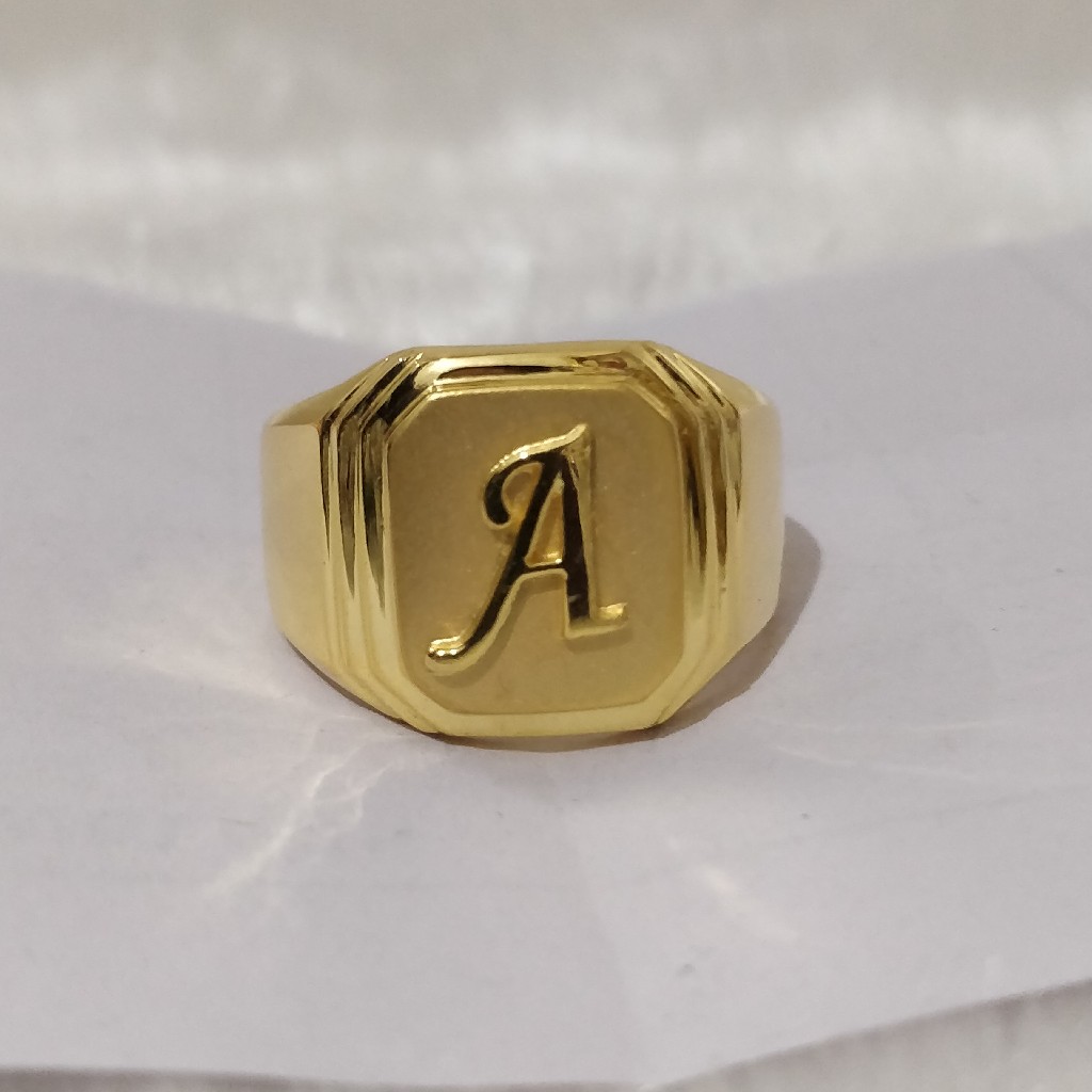 916 Gold Fancy Gent's Ring