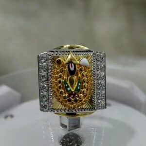 916 Gold Fancy Gent's Balaji Ring