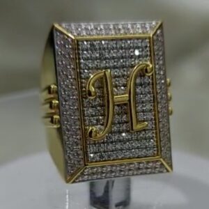 916 gold fancy gent's ring