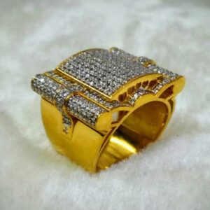 916 Gold Fancy Gent's Ring