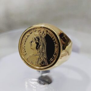 916 Gold Fancy Gent's Ring