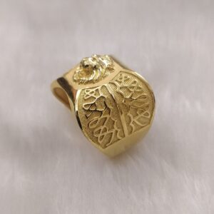 916 Gold Fancy Gent's Ring