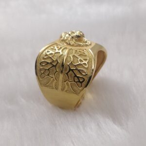 916 Gold Fancy Gent's Ring