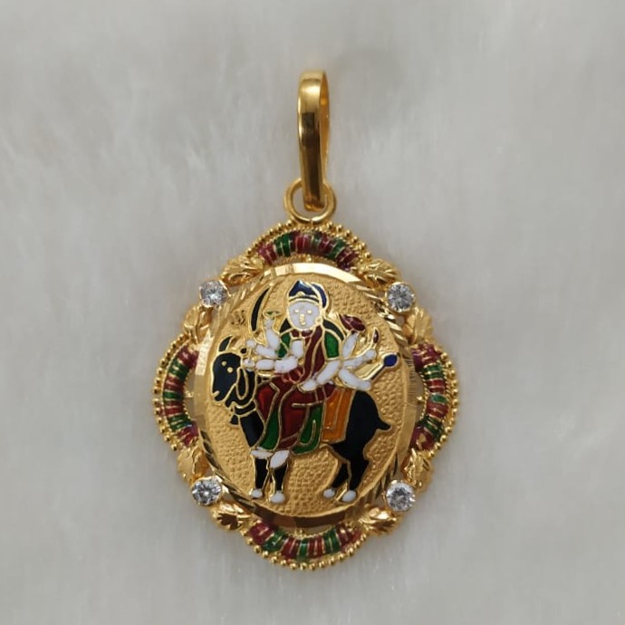 916 Gold Fancy Meladi Maa Pendant