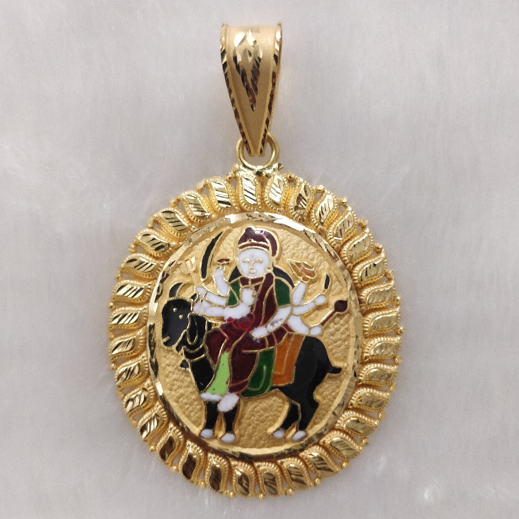 916 Gold Fancy Meladi Maa Pendant