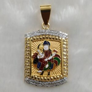 916 Gold Fancy Bahuchar Maa Pendant