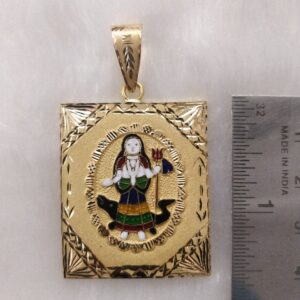 916 Gold Fancy Gent's Khodiyar Maa Pendant