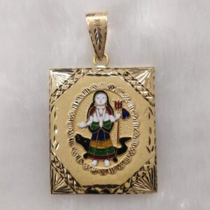 916 Gold Fancy Gent's Khodiyar Maa Pendant