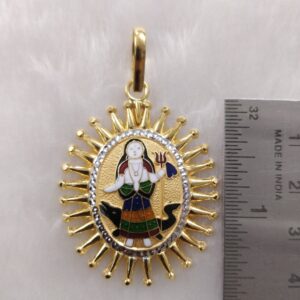 916 Gold Fancy Gent's Khodiyar Maa Pendant